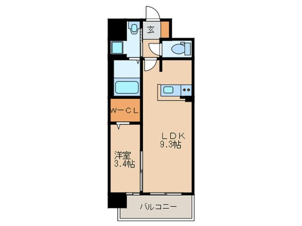 ラクラス呉服町の物件間取画像